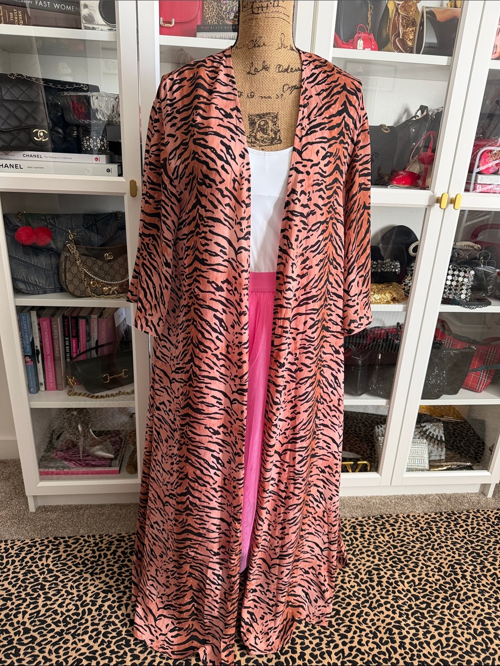 Buddy Love Alix Madi Length Duster/Kimono in Siberian Tiger, M/L